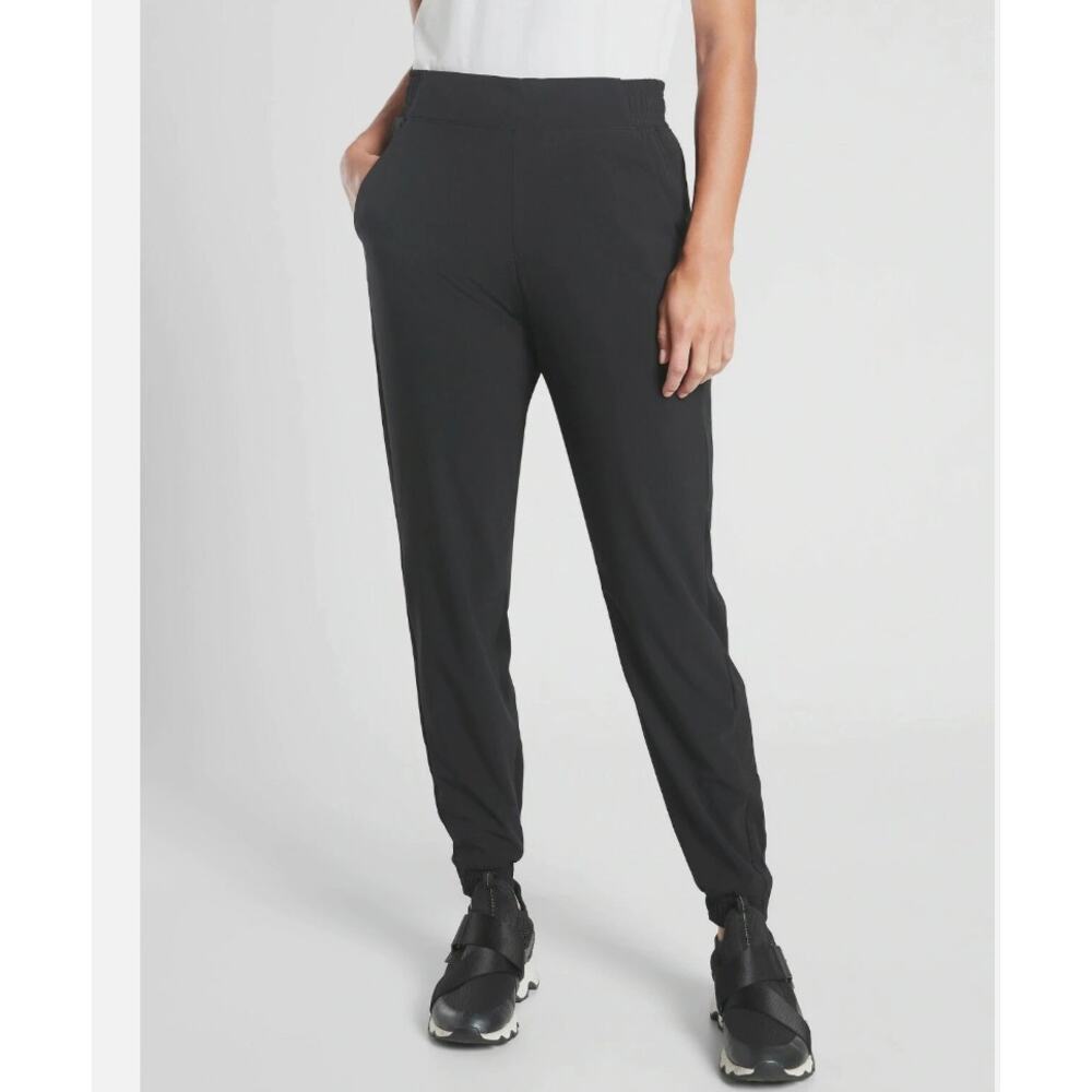 Athleta Black Brooklyn Lined Jogger Pants 12P- Athletic/Athleisure/Loungewear